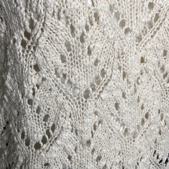 WDNY cream knit sweater, medium - Picture 5 of 6